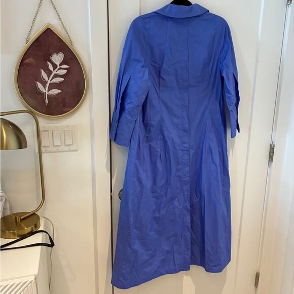Purificacion Garcia Blue Trapeze Shirt Midi Dress XS - Picture 3 of 7